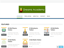 Tablet Screenshot of dreamzacademy.com